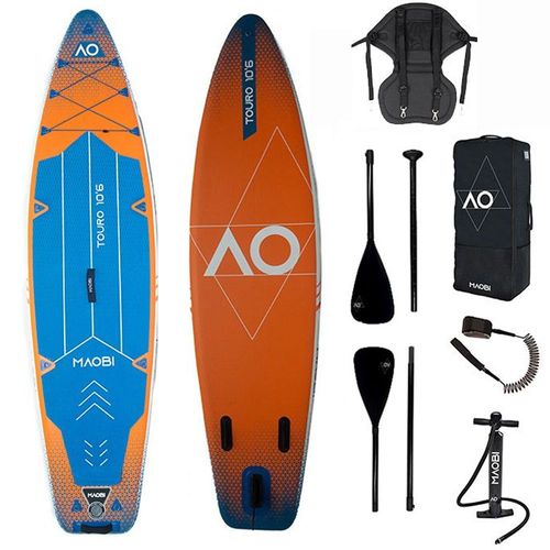 Pack paddle sup touro 10'6 maobi - kit kayak inclus