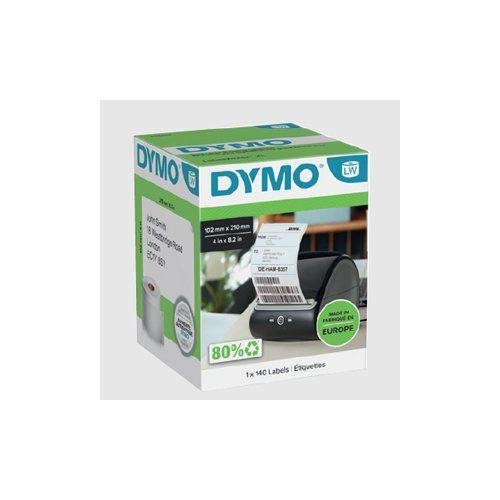 Dymo Lw-dhl Versandetikett 102x210mm 1 Rolle à 140 Etiketten Schwarz