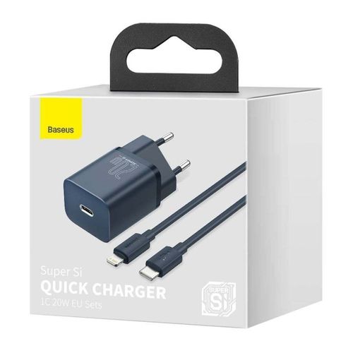Baseus Travel Charger Set Super Si 1c Qc (with Simple Wisdom Cable Ty