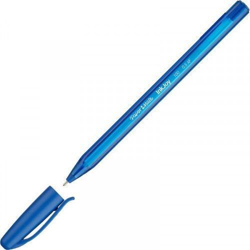 Stylo Bille - Bleu - Pointe Extra-Fine - Inkjoy 100xf - Papermate