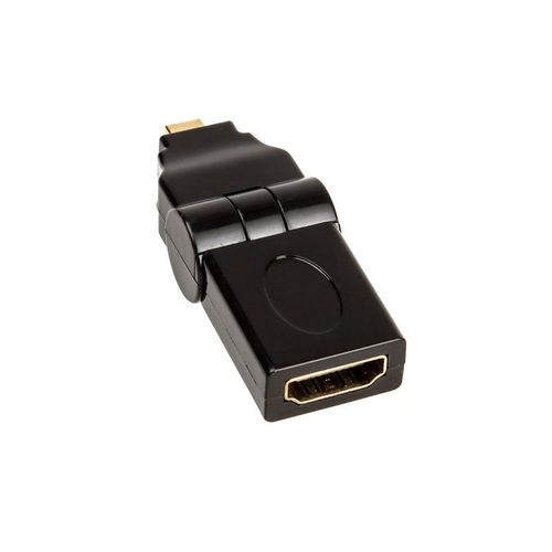 Inline Compatible Hdmi Adapter, Hdmi A Buchse Auf Micro Hdmi D Stecke