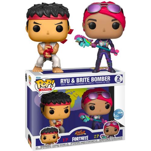 Pop Games: Fortnite- 2pk Ryu & Brite Bomber