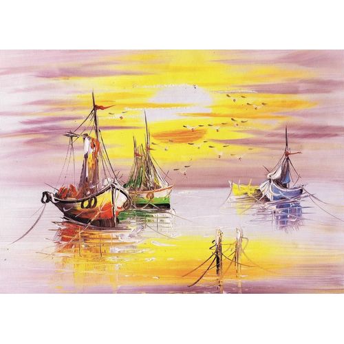 Sunset And Boats - Puzzle 1500 Pièces