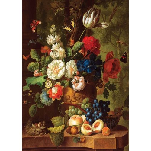 Fleurs Et Fruits Nature Morte - Puzzle 2000 Pièces