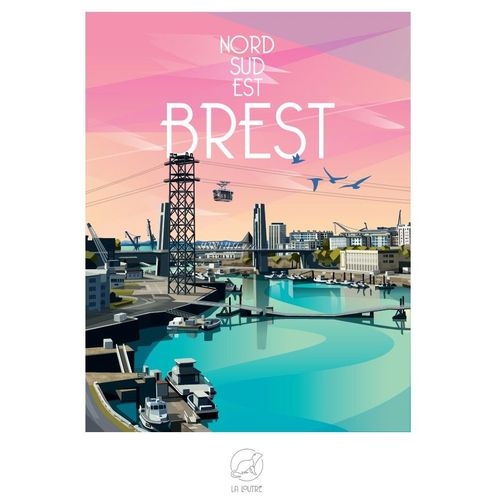 Nord Sud Est Brest - Puzzle 1000 Pièces