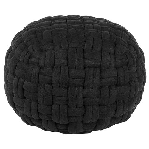 Pouf Hopa Noir Velours
