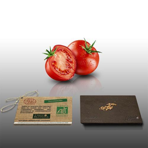 50 Graines Bio À Semer - Le Grenier D'abondance - Tomate Saint-Pierre - Certifié Ab - Solanum Lycopersicum