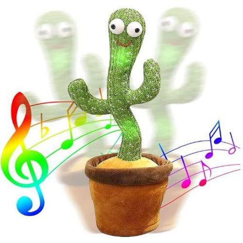 Cactus Dansant,Jouet Cactus Enfants Qui Peut Chanter et Danser