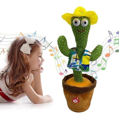 Cactus Qui Danse et Répète ce Que Vous Dites, Jouet Dancing Cactus
