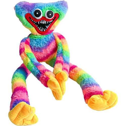 Peluche Monstre Poppy Playtime Huggy Wuggy - Multicolore Arc En Ciel 40 Cm