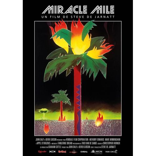 Miracle Mile (1989 - Ressortie 2017) - Affiche Originale De Cinéma Ressortie 2017 - 120x160 Cm - Pliée - Steve De Jarnatt, Lou Hancock, Mykelti Williamson, Kelly Jo Minter