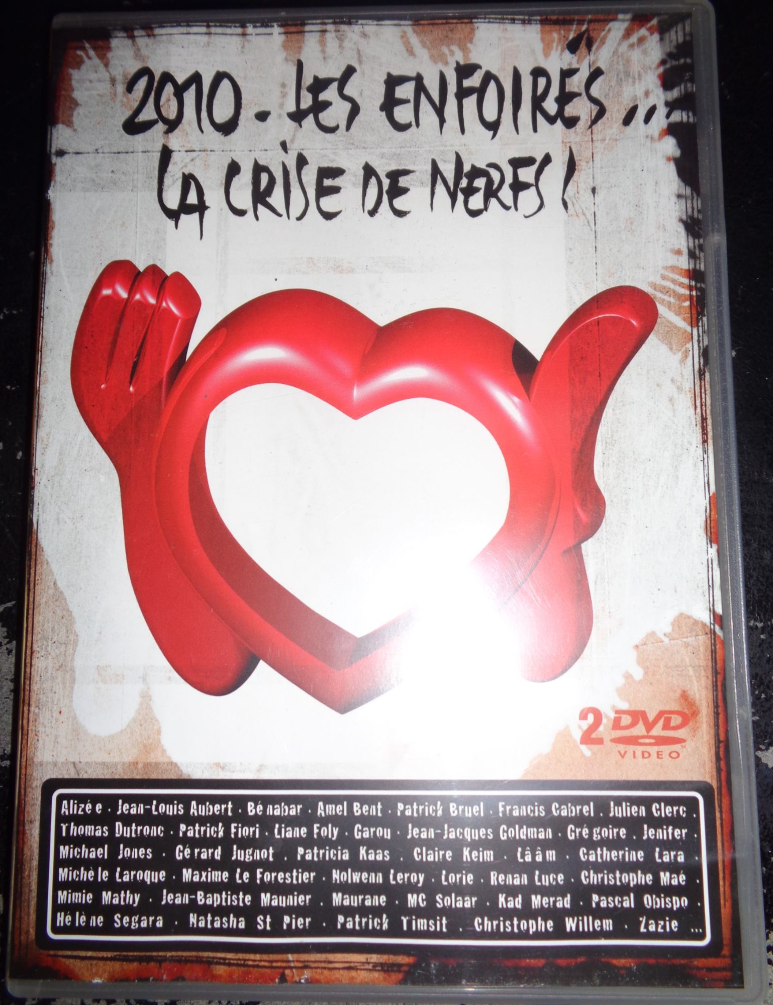 Double Dvd Les Enfoirés La Crise De Nerfs! 2010