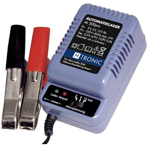 Chargeur pour batteries au plomb H-Tronic 1248217 AL-300 PRO 2V, 6V, 12V, charge I-U pour accus en plomb-acide, plomb-gel, plomb