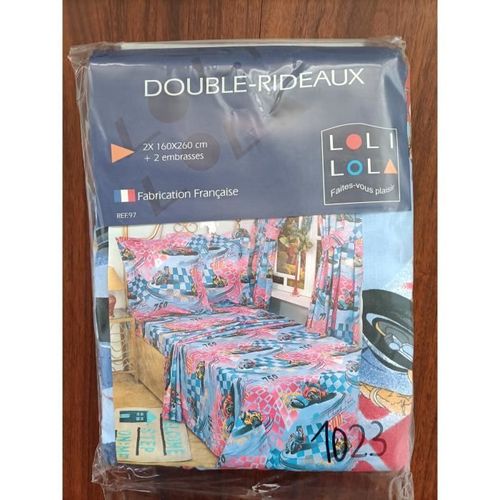 Lot De 2 Double Rideaux Grand Prix - 2 X 160 X 260 - Mortreux