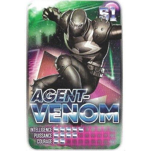 Carte Leclerc Marvel "Réveille Ton Pouvoir" N°51 Agent Venom
