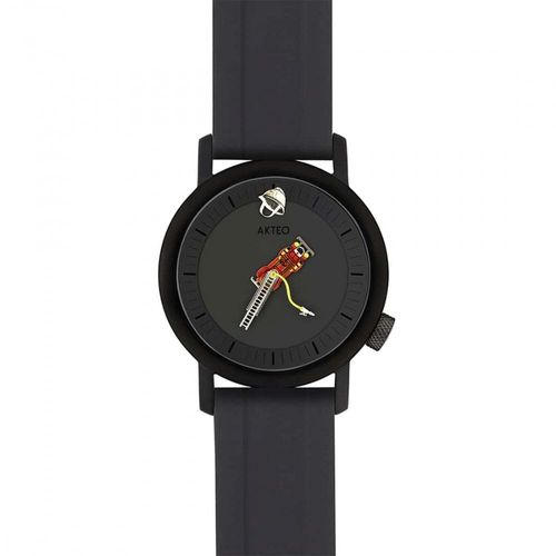 Montre Akteo À Aiguille Pompier Black 42 Mm