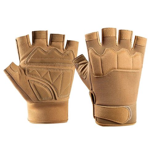 Gants De Protection Pour Hommes Et Femmes,Sport De Plein Air,Fitness,Vélo,Camouflage Tactique De L'armée,Combat ,N31 - Type Sand Color-L #A