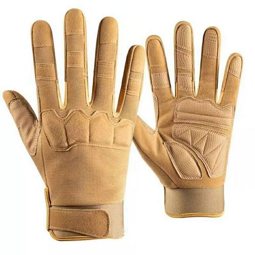 Gants De Protection Pour Hommes Et Femmes,Sport De Plein Air,Fitness,Vélo,Camouflage Tactique De L'armée,Combat ,N31 - Type Sand Color-M #B