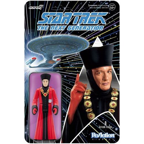 Super7 - Star Trek: The Next Generation Reaction Wave 2 - Q [] Action Figure,