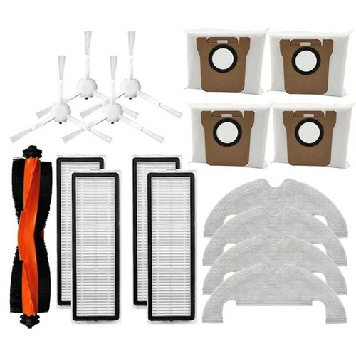 For Robot Vacuum X10 Robotic Vacuum Cleaner Hepa Filter Mop Cloth Rags Dust Bags Replacement Parts