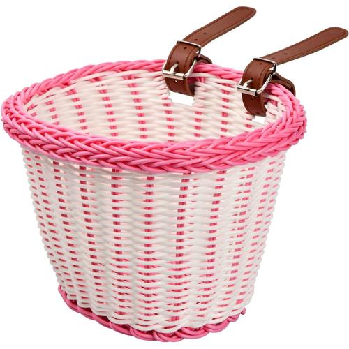 Panier Velo Enfant, Tricotage À La Main Panier De Guidon De Vélo Pour Enfants Avant Deco, In Forma Draisienne, Scooter, Tricycle