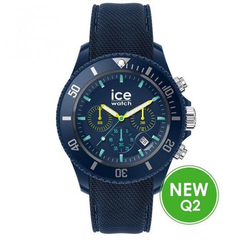 Ice Watch Chrono Blue Lime Large Montre Homme 020617