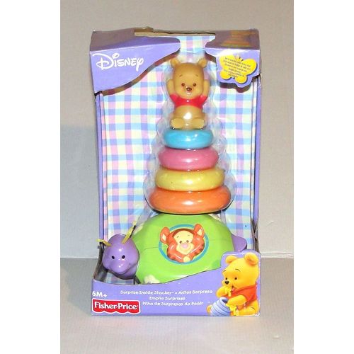 Jeu D'anneaux Winnie L'ourson - Surprise Inside Stacker Fisher Price