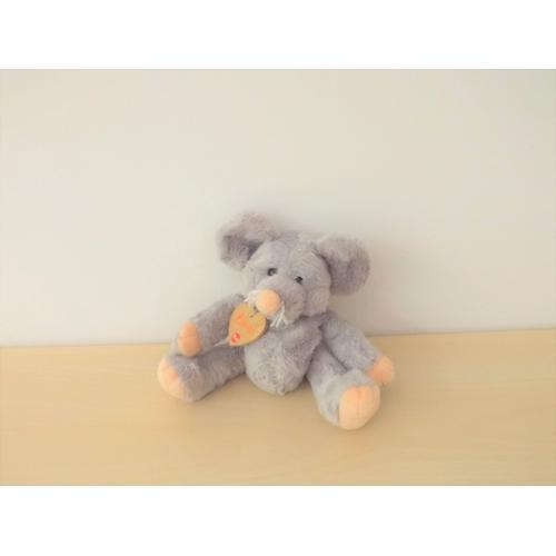 Doudou Peluche Souris Grise Trudi