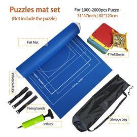 Tapis Puzzle 1500 Accessoires pour Puzzles, Tapis de Rangement pour Puzzle  Adulte, Puzzle Roll up Mat