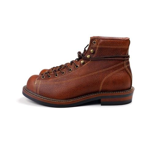 Chaussures D'équitation De Moto À Bout Rond Pour Hommes Et Femmes,Bottes Martin Parachutiste,Bottes Courtes En Cuir De Vachette,Rétro,Bloquées Par Des Documents - 44