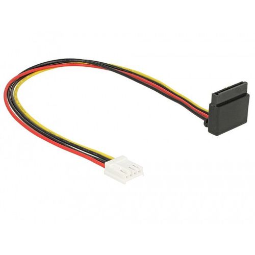 Delock Compatible Floppy 4 Pin Female Sata 15 Pin Female Metal - Ne