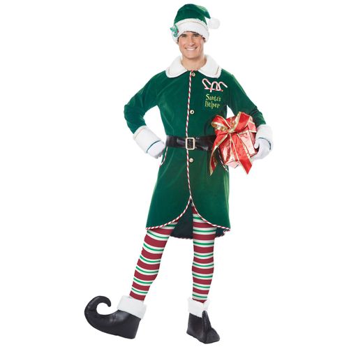 Déguisement Elfe Du Père Noel Luxe Homme - Taille: S/M