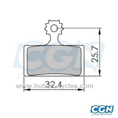 Plaquette Vtt Shimano Xtr/Xt Semi Metal