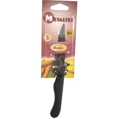 Couteau Office Metaltex 258129 - Lame Inox Durcie - Manche Ergonomique - Spécial Lave-Vaisselle