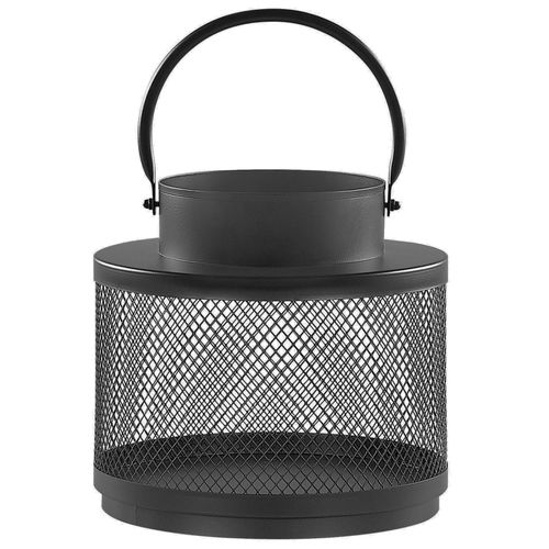 Lanterne Bougie Métal Noir 24 Cm Yamdena