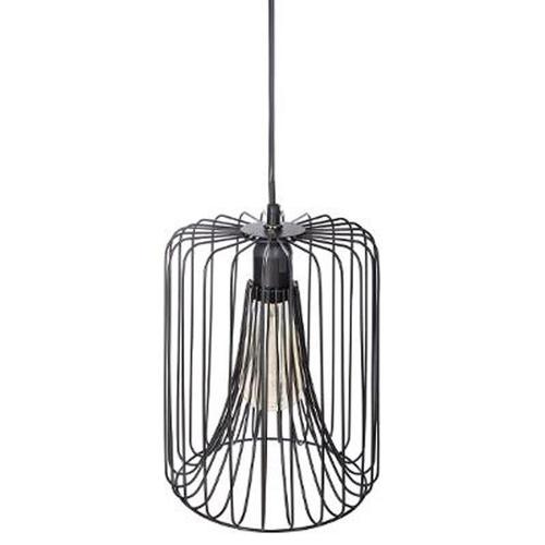 Lampe Suspension Métal "Plafond" 25cm Noir