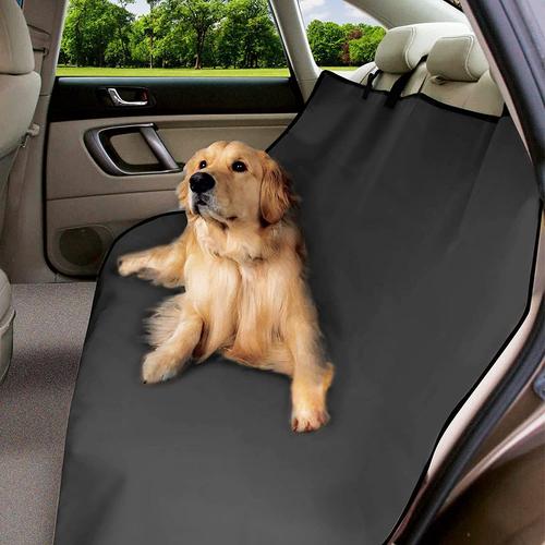 MODELO1 Housse de siège de voiture pour chien en toile imperméable pour siège arrière de voiture. 