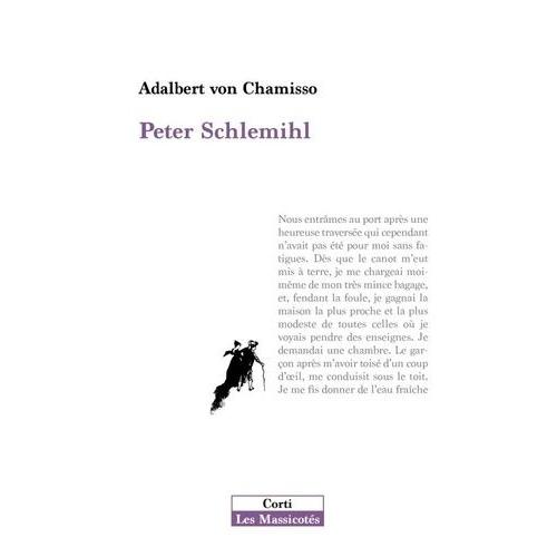Peter Schlemihl - Suivi De L'ombre Et La Vitesse