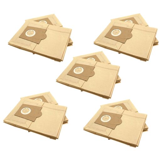 vhbw 50x Sacs compatible avec Siemens VS 6 PR 01/07, 69000 - 69999 Super, 70000 - 71999 Super aspirateur - papier, 25cm x 19cm