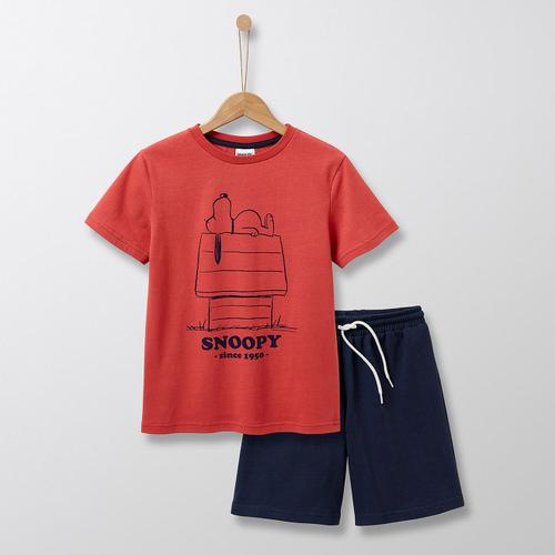 Pyjashort X Peanuts Snoopy Rouge/Bleu