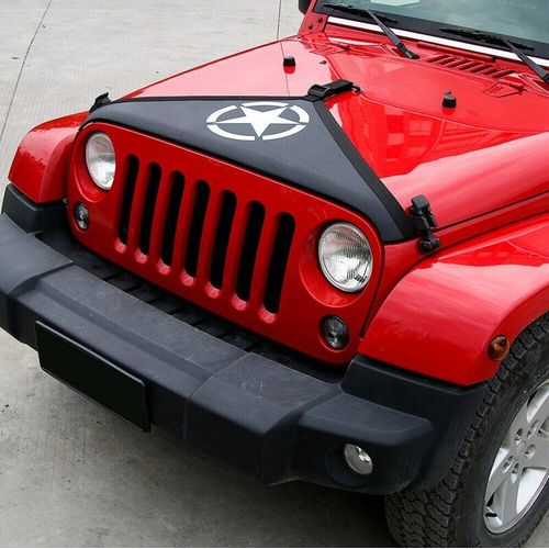 Protection De Soutien-Gorge De Capot Pour Jeep Wrangler Jk 2007 ? 17, Accessoires Pentagramme