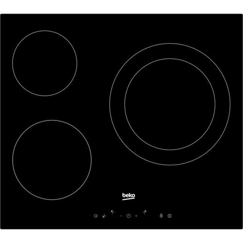 Beko HIC63402T Vitrocéramique Noir - 3 foyers