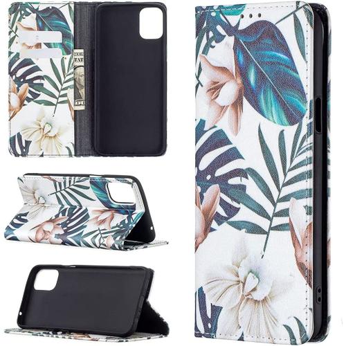 Beek Coque Pour Lg K42/K52/K62 /Q52 Pu Cuir Magnétique Téléphone Couverture Folio Housse Portefeuille Etui Poche Case Cover Stand Fente Carte Pockets Flip Cover Pour Lg K42/K52/K62 /Q52 ,Blue Butterfly Col-3915