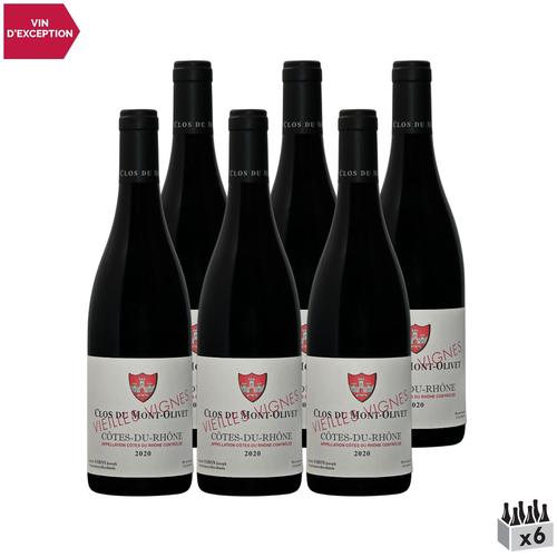 Clos Du Mont-Olivet Côtes Du Rhône Vieilles Vignes Rouge 2020 X6