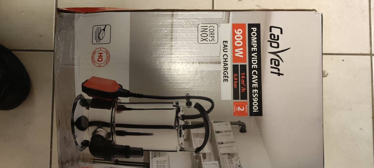 POMPE VIDE CAVE ES900I