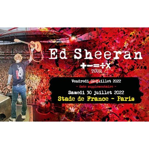 Billet Concert Ed Sheeran