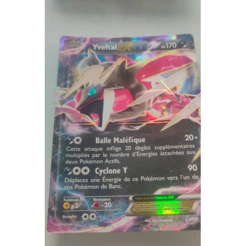 Carte Pokémon Yveltal Ex 170 Pv Xy150 Édition 2016