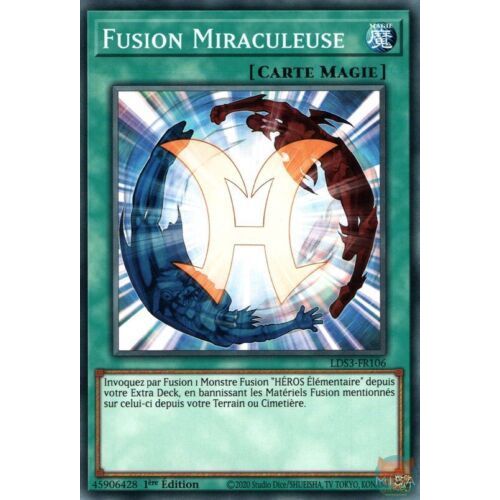 Yu Gi Oh Lds3 Fr106 Fusion Miraculeuse