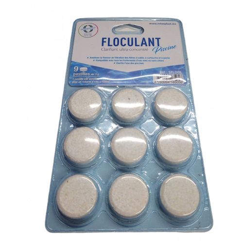 ACIS Flovil 9 pastilles - floculant clarifiant piscine