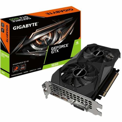 Carte graphique Gigabyte GeForce GTX 1650 D6 WINDFORCE OC 4G - OC Edition - 4 Go